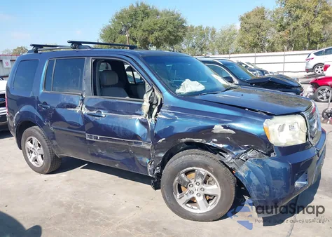 2009 Honda Pilot Ex-L из США, поврежденный, VIN 5FNYF385X9B014148